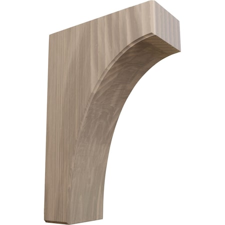 Ekena Millwork 3 1/2"W x 8"D x 12"H Clarksville Bracket, Walnut BKTW04X08X12CVWA